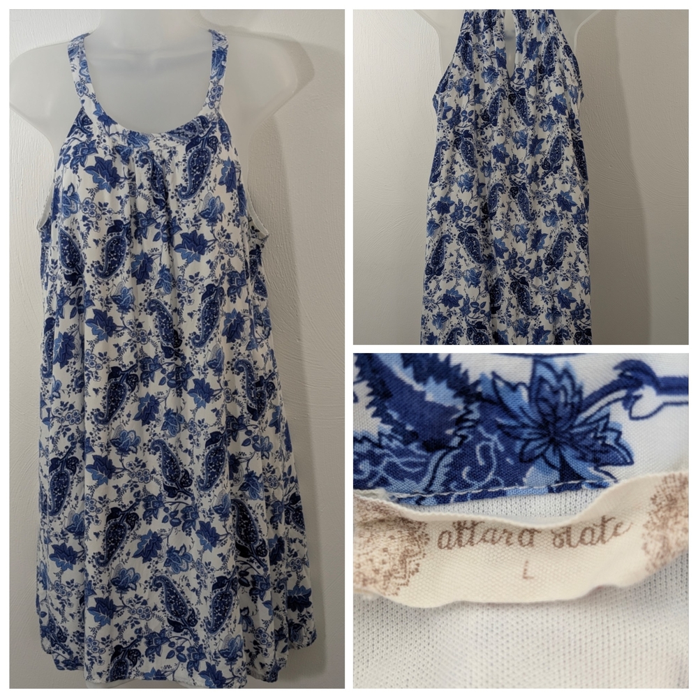 Altar'd State Large Paisley Sundress Whimsical Boho Lightweight Travel Comfort